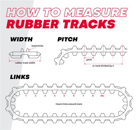 how to measure skid steer tracks|how to measure rubber track fit.